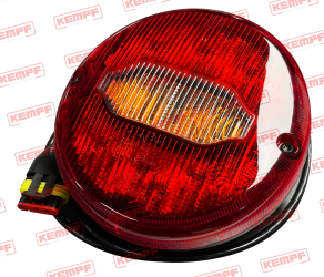 131962 Kempf Rückleuchte, 3K, LED rund, Hybrid